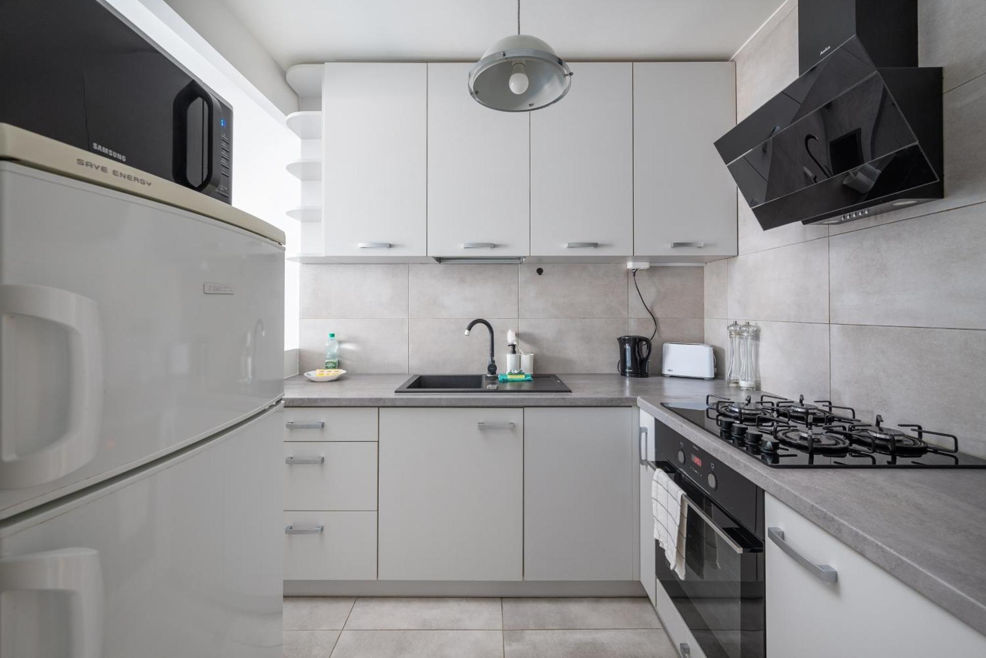 Grzybowska Blue City Centre Apartment وارسو المظهر الخارجي الصورة