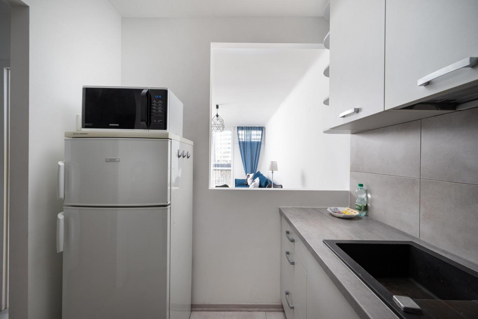 Grzybowska Blue City Centre Apartment وارسو المظهر الخارجي الصورة