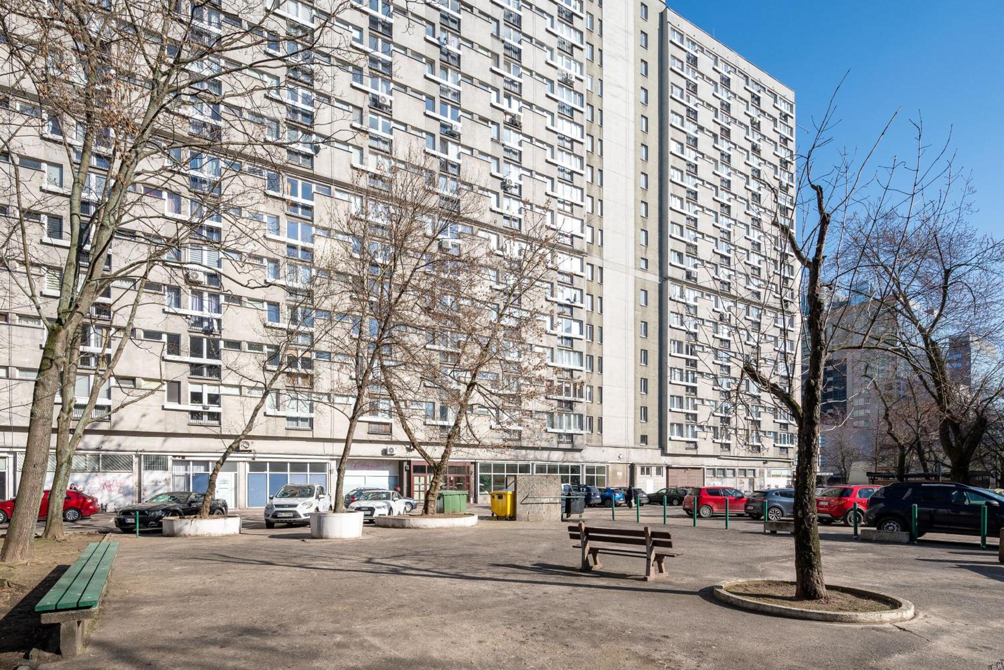 Grzybowska Blue City Centre Apartment وارسو المظهر الخارجي الصورة